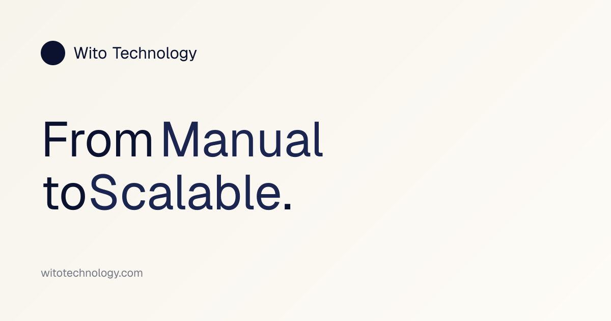 Workflow Management — WITO Technology | Wito Technology